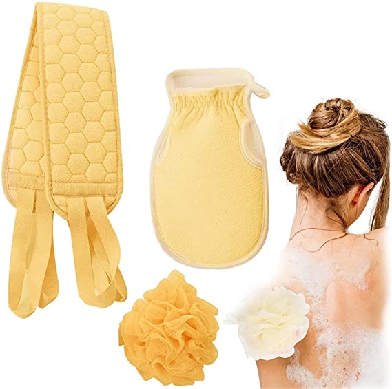 طقم شاور 3 ليفة أشكال واحجام مختلفة ناعمة