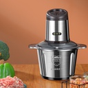 كبة استانليس ستيل قوية لفرم اللحوم والثوم والبصل والخضروات 2 لتر