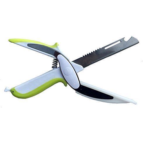 مقص تقطيع واورمة وفتاحة وسكينة ومقشرة بسوستة لسهولة الأستخدام