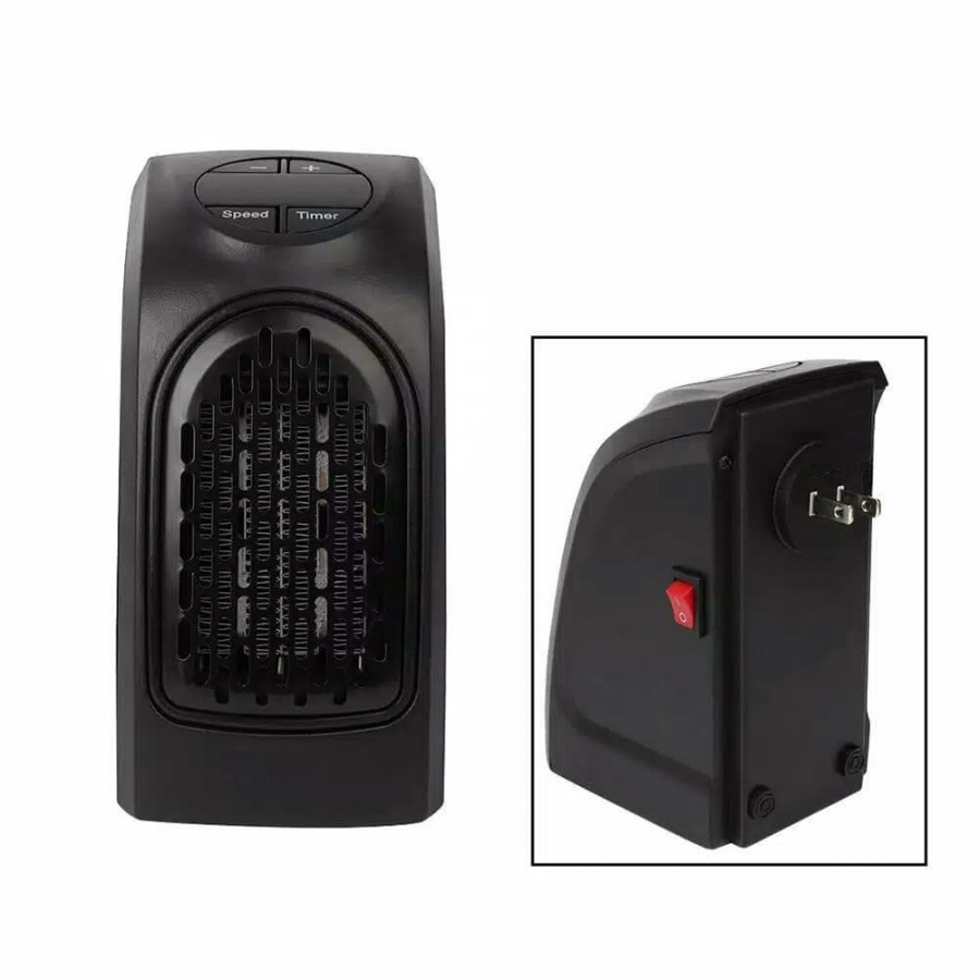 دفاية كهربائية محمولة بدون أسلاك بتايمر ومروحة ٤٠٠ وات