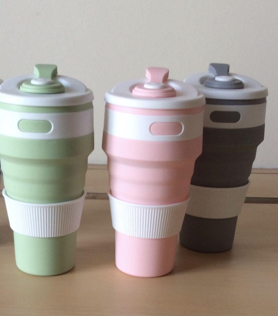 مج سيليكون قابل للطي 500 ملي