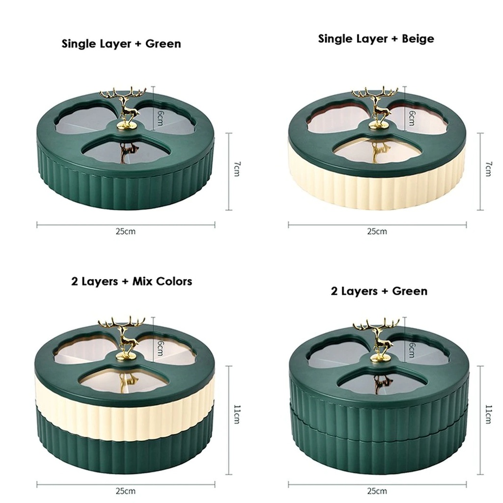 طبق تسالي غزالة