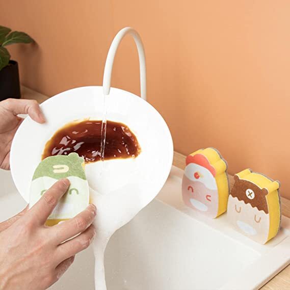 ليفة غسيل صحون اسفنجية بأشكال جميلة