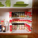 منظم توابل وزجاجات داخل درف المطبخ ٢ دور