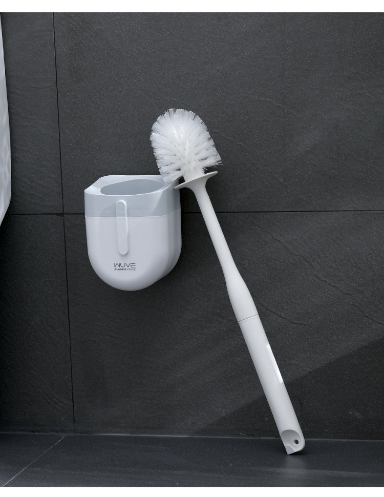 فرشة تنظيف تواليت بحامل لزق دبل فيس قوي