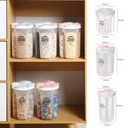 حافظة الحبوب والبقوليات القابل للتقسيم 4 اقسام