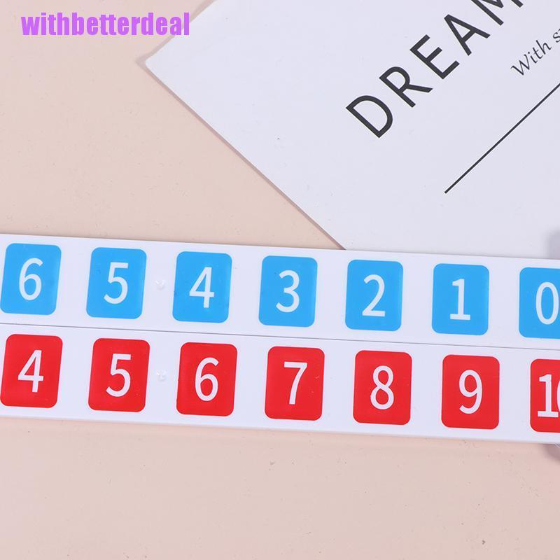 مسطرة تعليمية للأطفال لتعليم الأرقام والعمليات الرياضية كالطرح والجمع