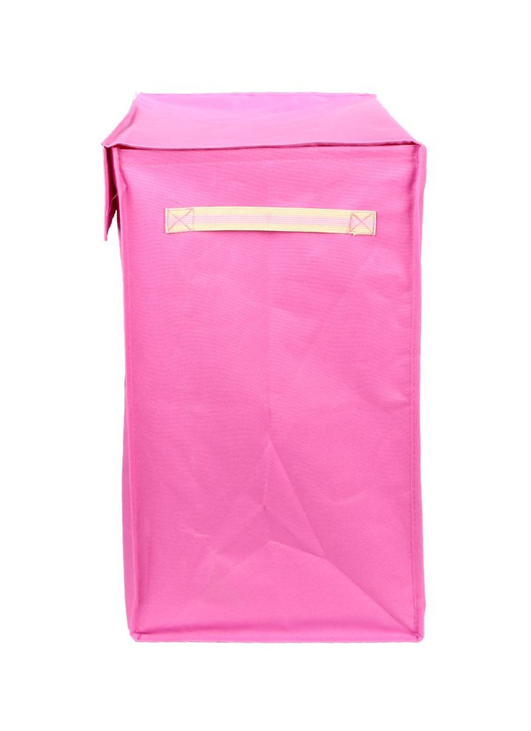 سلة غسيل مربعه بغطاء علي شكل غسالة قابلة للطي