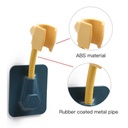 حامل وماسك لسماعة الدش دوار بلزق دبل فيس قوي سيليكون