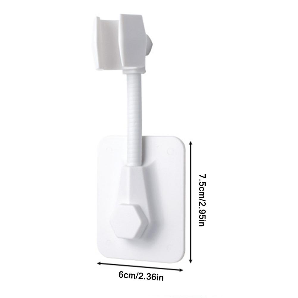 حامل وماسك لسماعة الدش دوار بلزق دبل فيس قوي سيليكون