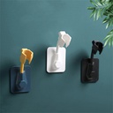 حامل وماسك لسماعة الدش دوار بلزق دبل فيس قوي سيليكون