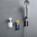 حامل وماسك لسماعة الدش دوار بلزق دبل فيس قوي سيليكون