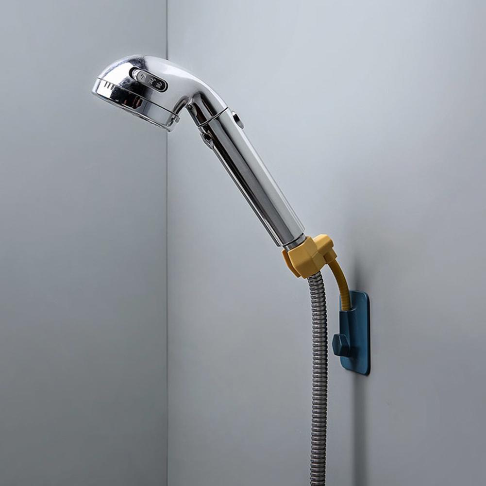 حامل وماسك لسماعة الدش دوار بلزق دبل فيس قوي سيليكون