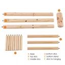 استاند شماعة عصري حامل للملابس والشنط لغرف النوم والأطفال خشب