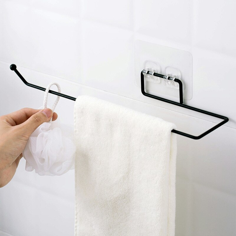 حامل للفوط والمناديل ذاتي اللصق معدن غير قابل للصدأ