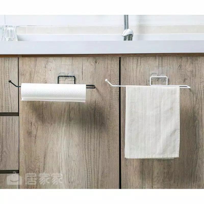 حامل للفوط والمناديل ذاتي اللصق معدن غير قابل للصدأ