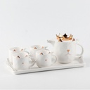 طقم برادب 4 مجات بالصنية مجسم