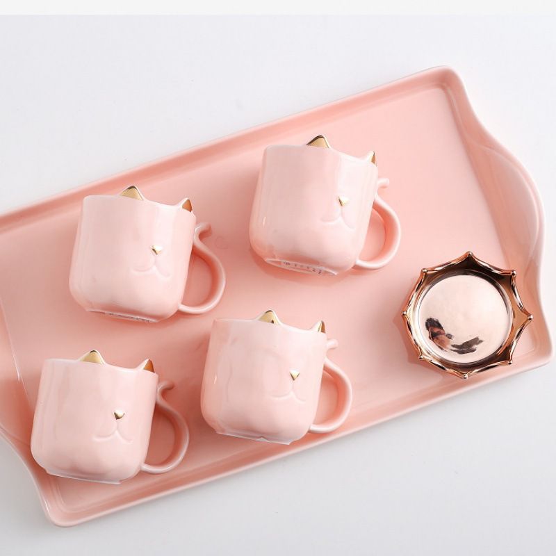 طقم برادب 4 مجات بالصنية مجسم