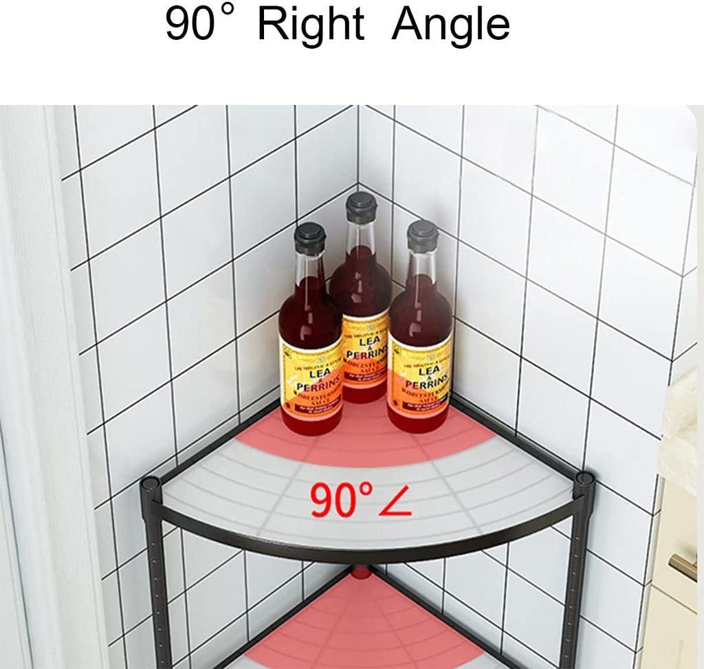 ركنة حمام ومطبخ 3 دور لتنظيم وترتيب الأدوات مثالية لاستغلال الزوايا
