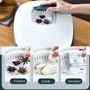 حافظة الأرز والحبوب والبقوليات بغطاء محكم الغلق مع معيار5 لتر