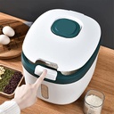 حافظة الأرز والحبوب والبقوليات بغطاء محكم الغلق مع معيار5 لتر