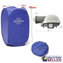 مجفف ملابس كهربائي قابل الطي محمول ليناسب السفر 800 وات