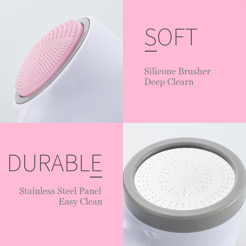 سماعة دش لضغط المياه الضعيفة وفلتر وفرشة تدليك سيليكون