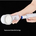 سماعة دش لضغط المياه الضعيفة وفلتر وفرشة تدليك سيليكون