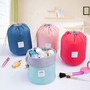 منظم شنطة بجيوب داخلية للمكياج وأدوات العناية بالشعر والبشرة برباط للغلق المحكم وتر بروف