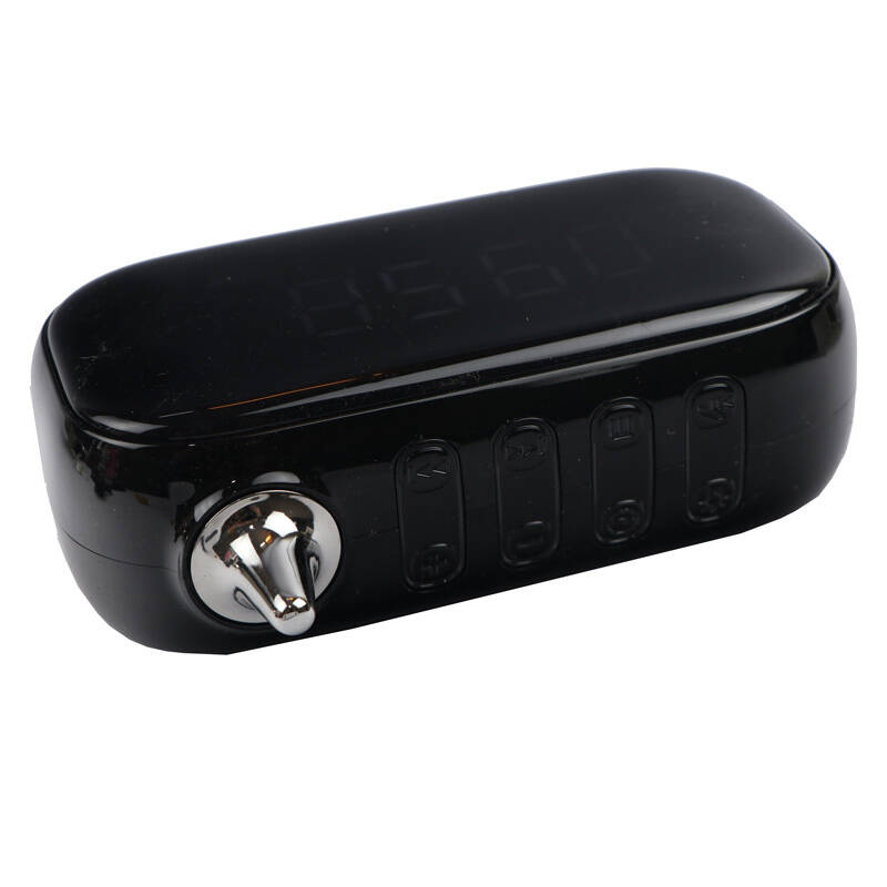 منبه وساعة ومكبر للصوت بلوتوث بشاشة ليد رقمية في جهاز واحد