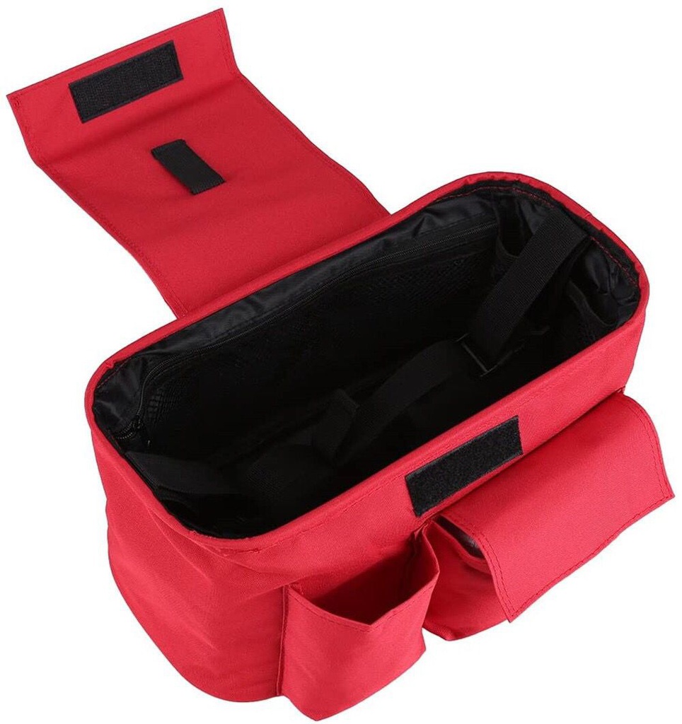 شنطة ومنظم لعربة الاطفال كبير مزود ب 6 جيب مع غطاء للحفاظ علي ما يحتويه للحفاضات والمناديل والادويه والأكواب