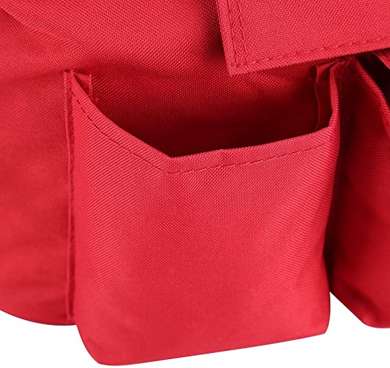 شنطة ومنظم لعربة الاطفال كبير مزود ب 6 جيب مع غطاء للحفاظ علي ما يحتويه للحفاضات والمناديل والادويه والأكواب