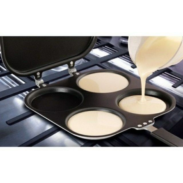 طاسة بان كيك بغطاء