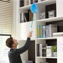 منفضة دوارة برأسين ويد قابله لتعديل الطول لإزالة التراب من الأثاث والحوائط والتحف والستائر