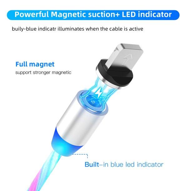 وصلة شحن يو اس بي سريعة ٣ في ١ لجميع أجهزة الاندرويد ١٠ متر