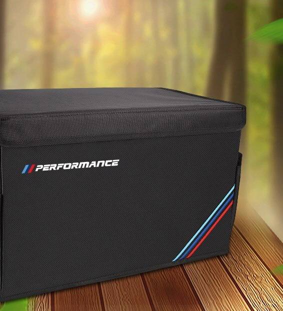 منظم شنطة السيارة بغطاء للحفاظ علي المحتويات قابل للطي