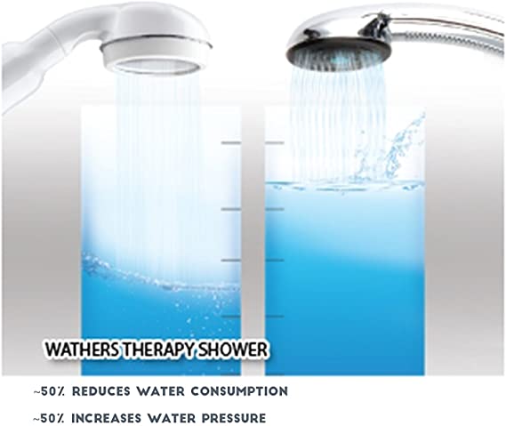 سماعة دش لضغط المياه بفلتر حبيبات لتنقية المياه