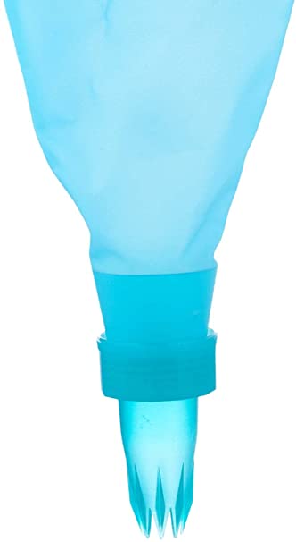 قمع كريمة لتوزيع الكريمة وتزين الكيك سيليكون مع ٦ اشكال