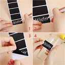 استيكر توابل سبورة اسود كود 398