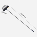 مقشة تنظيف بيد طويلة متعددة الأستخدام للأرضيات والسجاد مع حرف ماسح زجاج