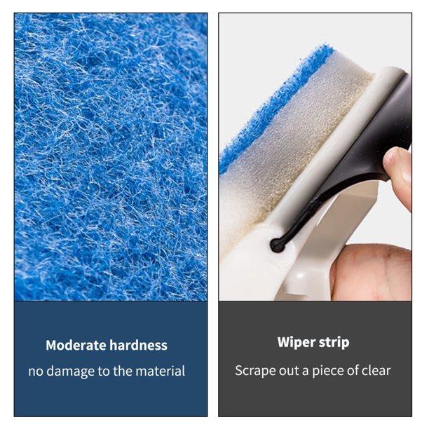 مساحة زجاج 2 في 1 لتنظيف وتلميع الزجاج من الغبار والشحوم