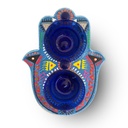 كف خشب زوجي مع 2 طبق لتقديم المكسرات والكاندي