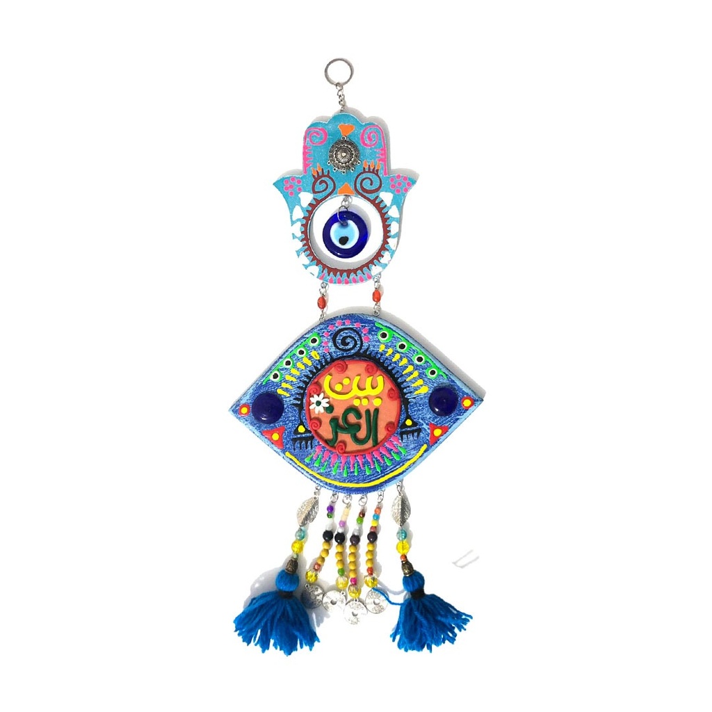 دلاية هاند ميد خشب بعجينه الصلصال الحراري قطعتين باشكال مختلفة