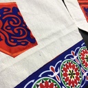 مفرش سفرة رانر رمضاني 7 قطع  بالوان مختلفة