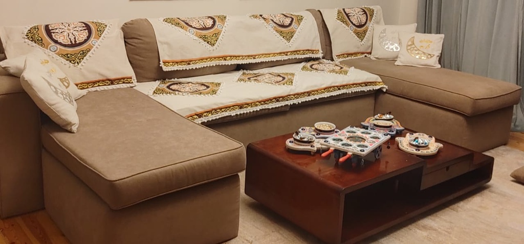 طقم انترية خيامية 4 قطع لإضفاء أجواء رمضانية مختلفة