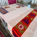 طقم مفرش سفرة رانر رمضاني 7 قطع  بالوان مختلفة