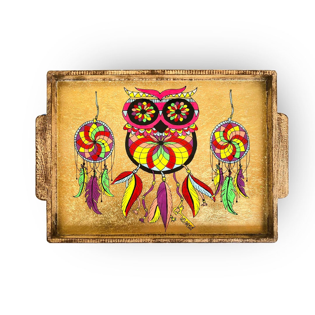 صينية تقديم رمضانية خشب باشكال مختلفة ويد لسهولة الحمل