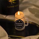 شمعه فواحه علي شكل زجاجه مج الوان