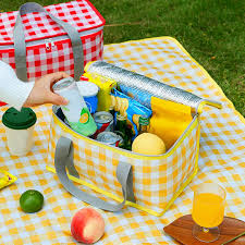 شنطة حرارية وتربروف لحفظ اللانش بوكس والطعام والمشروبات للمدارس والرحلات والشغل بيد