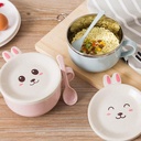 لانش بوكس ارنوب بحلة استانليس ستيل من الداخل